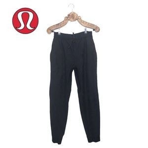 Lululemon Mens Pants ABC Jogger Black Drawstring Waist Medium 28” inseam.